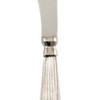 Saro Lifestyle Ribbed Cocktail Knife, Silver (Set of 4) - 3 of 4