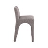 Meridian Furniture,Gramercy Brown Linen Textured Fabric Stool - 4 of 4