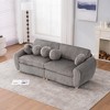 APRILSOUL Modern Sectional Loveseat for Living Room, Corduroy Sofa Couch, Upholstered Sofa for Apatment Bedroom Home Office - 3 of 4