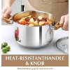 KOCH SYSTEME CS Stainless Steel Pot - 8 QT Stainless Steel Stock Pot with Visible Lid, Silver - 4 of 4