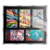 PosterPalooza | Stainless Steel Silver Wood Finish Collage Frame - Black Mat, 20 Frame Sizes, UV Acrylic - 4 of 4