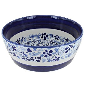 Blue Rose Polish Pottery M193 Manufaktura Serving Bowl - 1 of 2