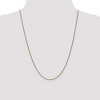 Black Bow Jewelry 1.2mm 14k Yellow Gold Solid Diamond Cut Spiga Chain Necklace - 2 of 4