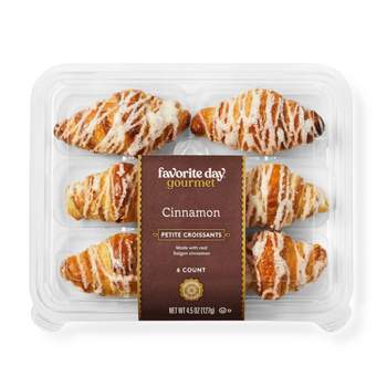 Cinnamon Petite Croissants - 4.5oz/6ct - Favorite Day™