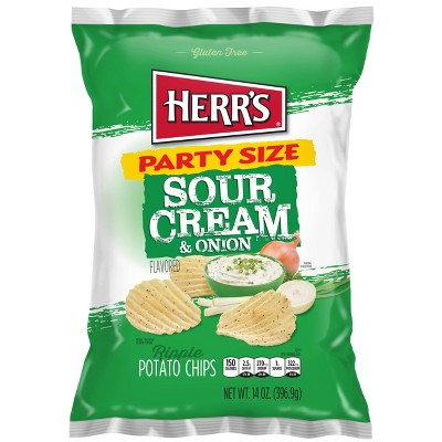 Herr's Foods Sour Cream and Onion Chips - 14oz