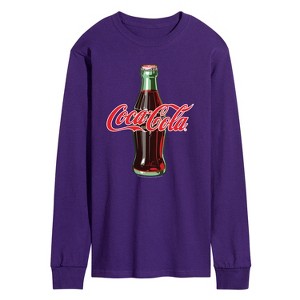 Men's - Coca-cola - Coke Bottle Logo Long Sleeve Graphic T-Shirt - 1 of 2