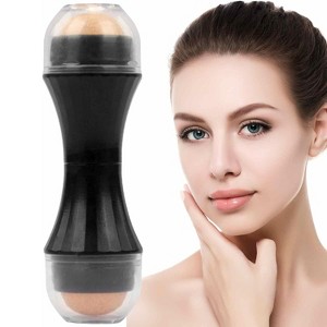 Oil Absorbing Volcanic Roller, Portable Reusable Oil-Resistant Face Roller, Suitable for Traveling at Home or Going Conduct for Skin Massage - 1 of 4