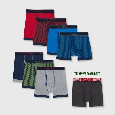 Hanes Boys' 7 +1pk Boxer Briefs : Target