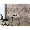 Sapphtopaz Home Office Desks Computer Desk Metal Sled Base Writing Desk Gaming Desk Office Desk for Home Office - 3 of 4