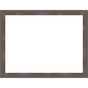 Amanti Art Pinstripe Lead Gray Framed Magnetic Dry Erase Board - 1 of 4