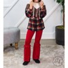 Girl's Ruffle My Feathers Flare Pants with Ruffle - Southern Grace - 4 of 4