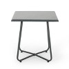 Sapphtopaz Modern Metal Outdoor End Table Outdoor Side Table, Patio Table Small Table Outdoor Table for Backyard, Balcony, Porch - 3 of 4