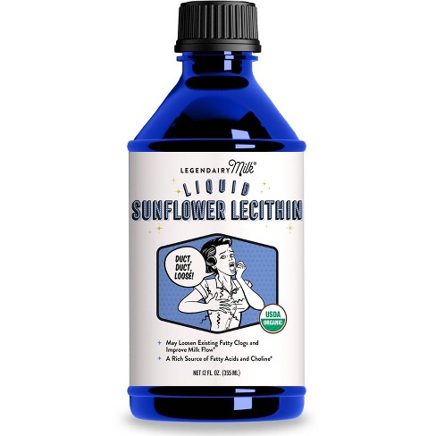 Legendairy Milk Liquid Sunflower Lecithin Lactation Supplement - 12 fl oz - image 1 of 3