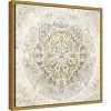 16" x 16" Tapestry Neutral by Molly Kearns Framed Canvas Wall Art - Amanti Art: Boho Chic, Abstract Geometric Decor - 2 of 4