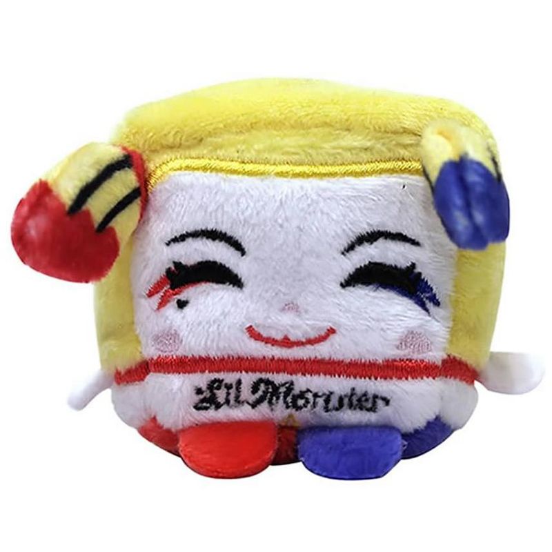 Commonwealth Toys Suicide Squad 2.5" Kawaii Cube Plush: Harley Quinn, 1 of 2