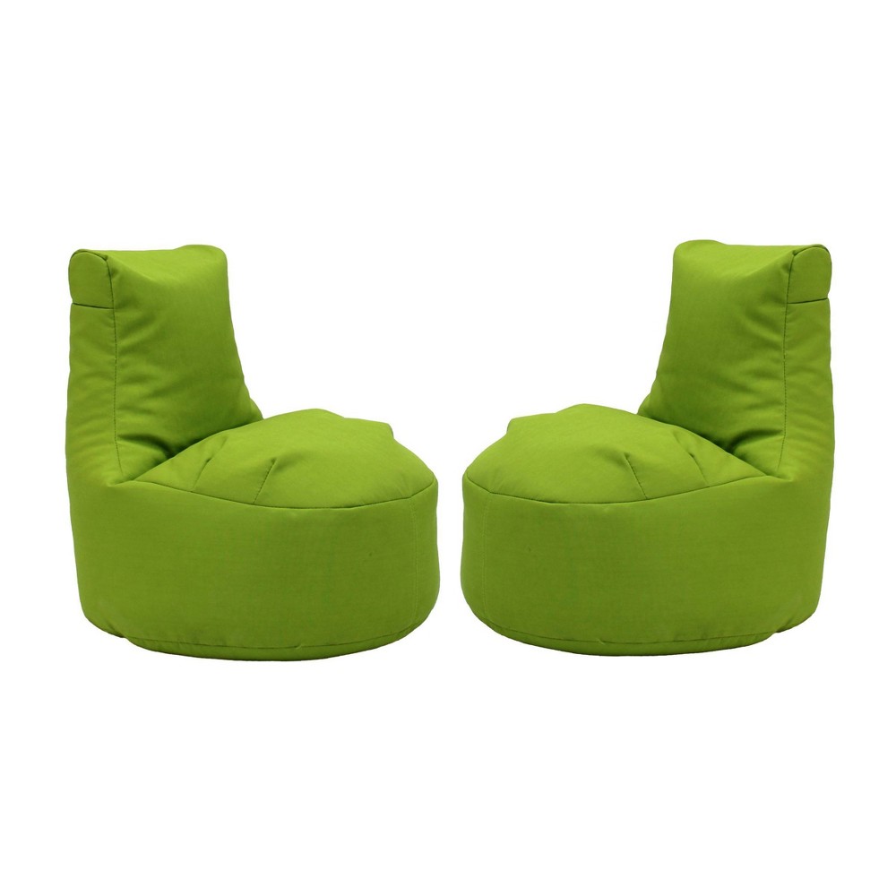 Photos - Bean Bag Factory Direct Partners 2pk Element Paddle Out Kids'  Lime Green