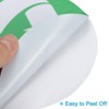 Unique Bargains PVC High-performance Waterproof Anti-corrosion Indoor and Outdoor Use Recycle Bin Sticker 6 Pcs - 3 of 4