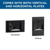 Progress Lighting, Step Light Collection, 1 Light, Wall Light, Black, No Shade, Material: Aluminum, Finish Color: Black - 2 of 3
