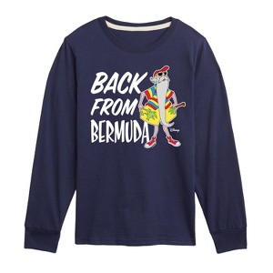 Boys' - Disney - Straight Outta Bermuda Long Sleeve Graphic T-Shirt - 1 of 4