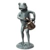 SPI Home Frog with Watering Can Garden Statue – Handcrafted Metal Garden Decor, Whimsical Outdoor Accent - 2 of 3