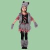 Joyfy Girls' Werewolf Halloween Costume – Fierce & Howling Halloween Outfit Set  Complete Set - 4 of 4
