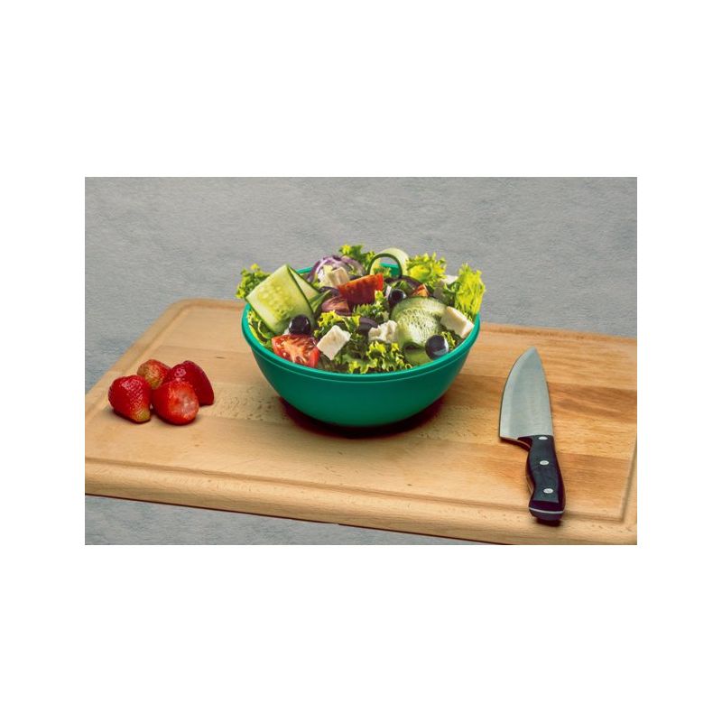 Jokari Fruit and Vegetable Salad Storage Bowl with Slotted Strainer Base Comes with Sealed Lid, 4 of 6