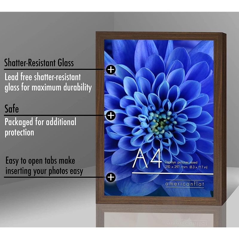 Americanflat Poster Frame with plexiglass - Available in a variety of sizes and styles, 3 of 4