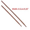 INSPIRE CHIC Round Colorful Gold Wire Bling Fashion Shoelaces for Sneakers 2 Pairs - 3 of 4