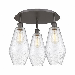 Cindyrella - 3 Light Flush Mount In Industrial Style-14.5 Inches Tall and 18.75 Inches Wide - 1 of 1