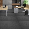 VEVOR Carpet Tiles Reusable, 20"x 20" Carpet Squares With Padding Attached, Soft Padded Carpet Tiles, Easy Install DIY  (20 Tiles, Dark Gray) - 2 of 4