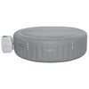 Bestway SaluSpa Grenada AirJet 6 to 8 Person Inflatable Hot Tub Round Portable Outdoor Spa with 190 Soothing AirJets and Cover, Gray - 3 of 4