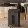 Paper Shredder for Home Office, 10 Sheets Cross Cut with 4.7-Gallon Basket, Credit Card and CD Crosscut, 3-Mode Micro Cut, P-5 Security Level 18L - 4 of 4