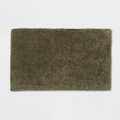 20x34 Low Chenille Memory Foam Bath Rug - Threshold™ : Target