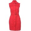 VENUS Womens Colored Twill Utility Dress - 4 of 4