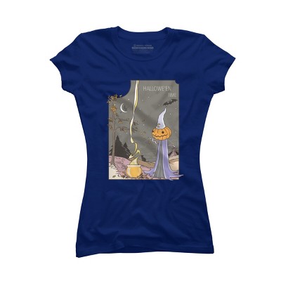 Junior's Design By Humans Halloween magic brewery By runcatrun T-Shirt