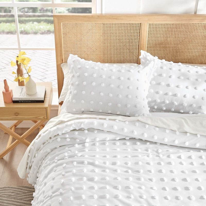 White Pom Pom Comforter Set - Levtex Home, 3 of 6