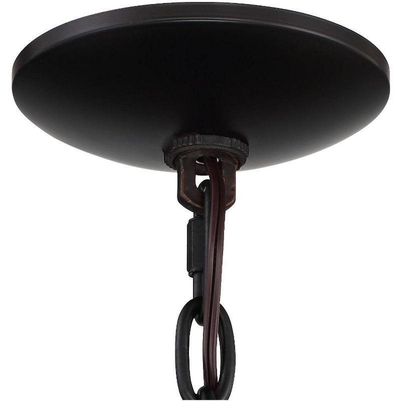 Possini Euro Design Camden Black Warm Brass Pendant Light 15 3/4" Wide Industrial Rustic Dome Shade for Dining Room House Foyer Kitchen Island Bedroom, 3 of 10