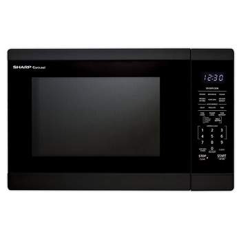 Sharp SMC1461HB 1.4 Cu. Ft. Black Countertop Microwave Oven