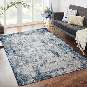 Abstract Rug Modern Rugs for Living Room Bedroom Non-Slip Non-Shedding Indoor Throw Carpet - 1 of 4