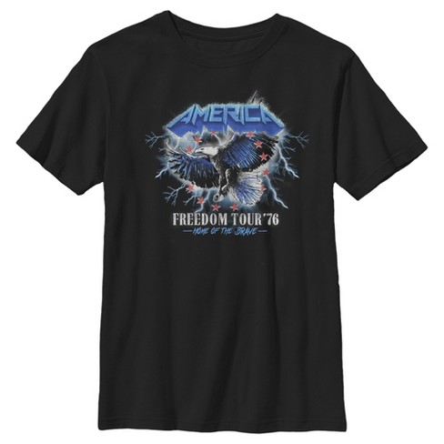 Boy's Lost Gods America Freedom Tour '76 T-shirt - Black - Small : Target