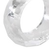 Saro Lifestyle Crystal Napkin Ring (Set of 4), Clear - 3 of 3