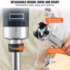 VEVOR Commercial Immersion Blender, 500 Watt Heavy Duty Hand Mixer, Variable Speed Kitchen Stick Mixer with 304 Stainless Steel Blade - 4 of 4