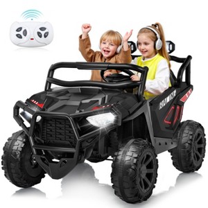 JOYRACER 24V 4WD/2WD Switchable Kids Ride on UTV, 2-Seater Electric Car Toys with Remote, MP3/USB/Bluetooth Music, Horn & LED - 1 of 4