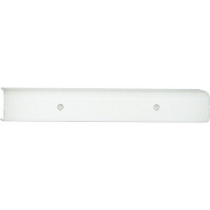 Progress Lighting, White Glass Collection, 4-Light Bath Bracket, Painted White, White Glass, Material: Steel, Finish Color: White - 1 of 2