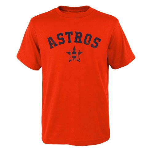 Mlb Houston Astros Men's Long Sleeve Core T-shirt : Target