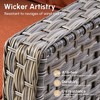 XIZZI OUTDOOR SWIVEL ROCKER SETS: 3-PC Rocker + Modular Sofa & Fire Pit Options - All-Weather Fabric, 8 Color Choices for Patio, Garden, Poolside - 3 of 4