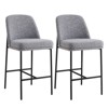 Spruce&Spring Modern 27 inch Counter Height Bar Stool Set of 2 - 4 of 4
