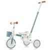 Whisen 7-in-1 Stroller & Baby Tricycle, Foldable Toddler Bike with Adjustable Handle, Canopy, Guardrail - 3 of 4
