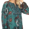 Women's Paisley Floral Embroidered Sweater Dress - 4 of 4