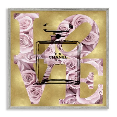 Stupell Industries Fashion Love Rose Perfume, 24" x 24"